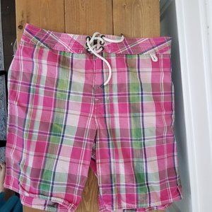 NWT Men's Madras Ralph Lauren Polo Trunks Size 34